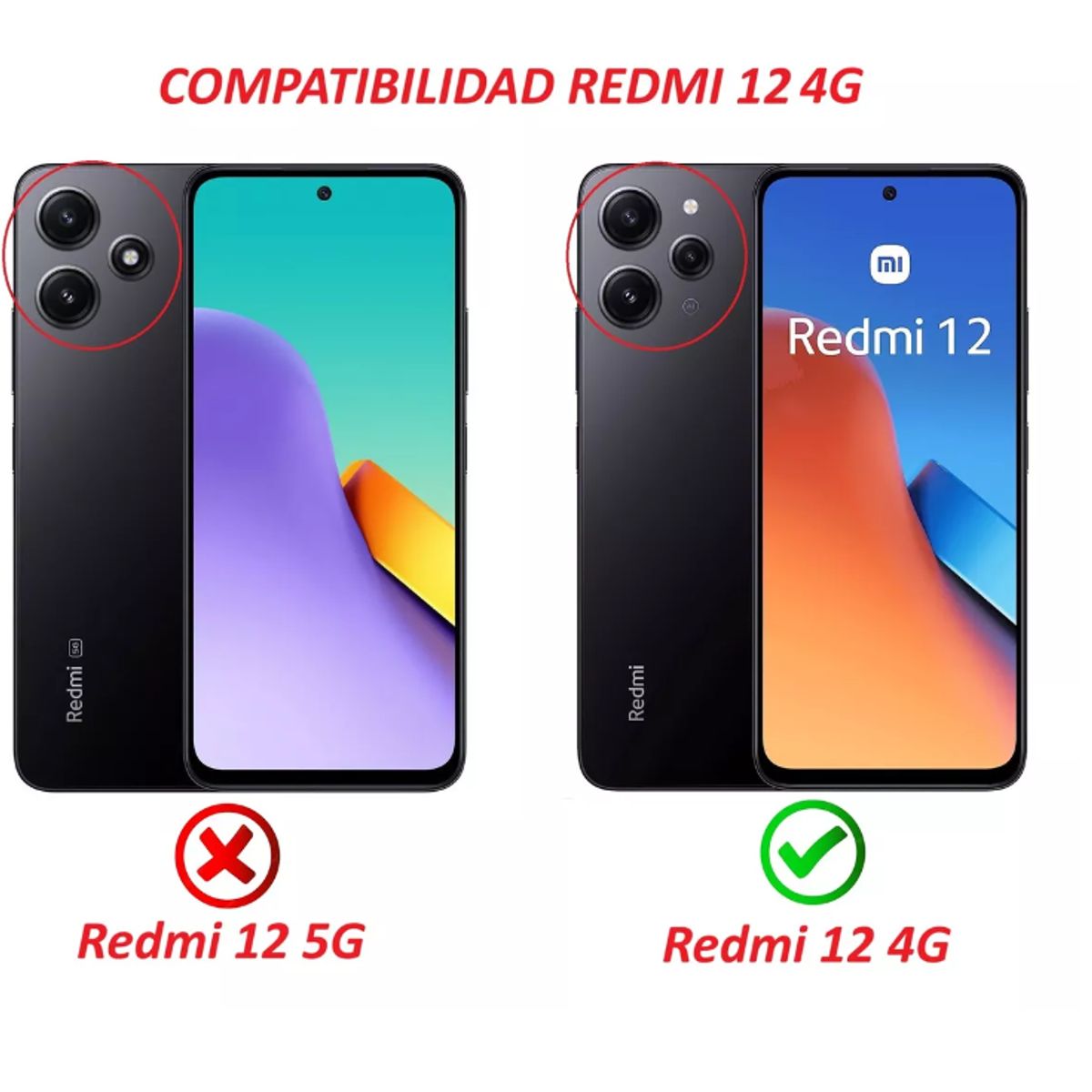 GENERICO - Carcasa Anti Golpes Para Xiaomi Redmi 12 4g