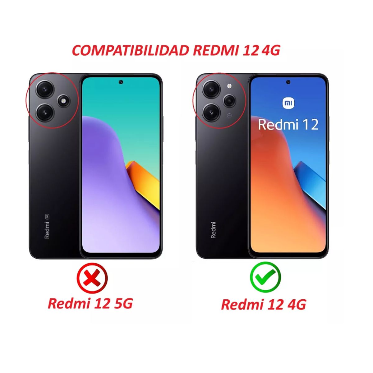 GENERICO - Carcasa Anti Golpes Para Xiaomi Redmi 12 4g