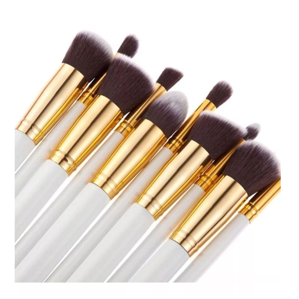GENERICO - Set 10 Brochas Maquillaje Profesional