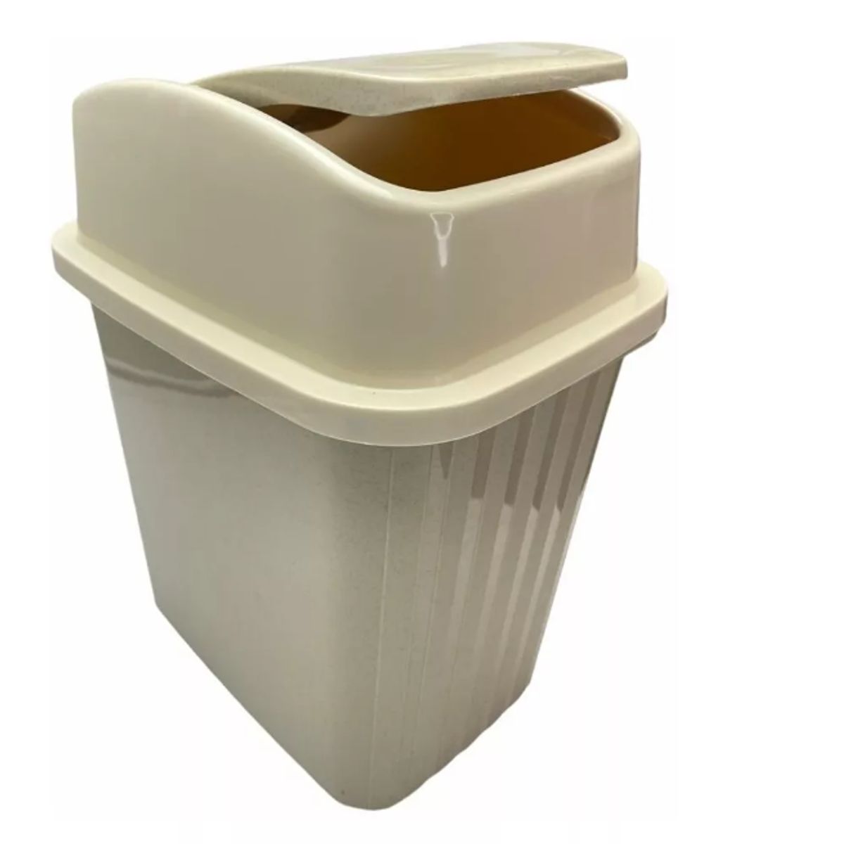 GENERICO - Papelero Tapa Vaivén Gris 10 Lt