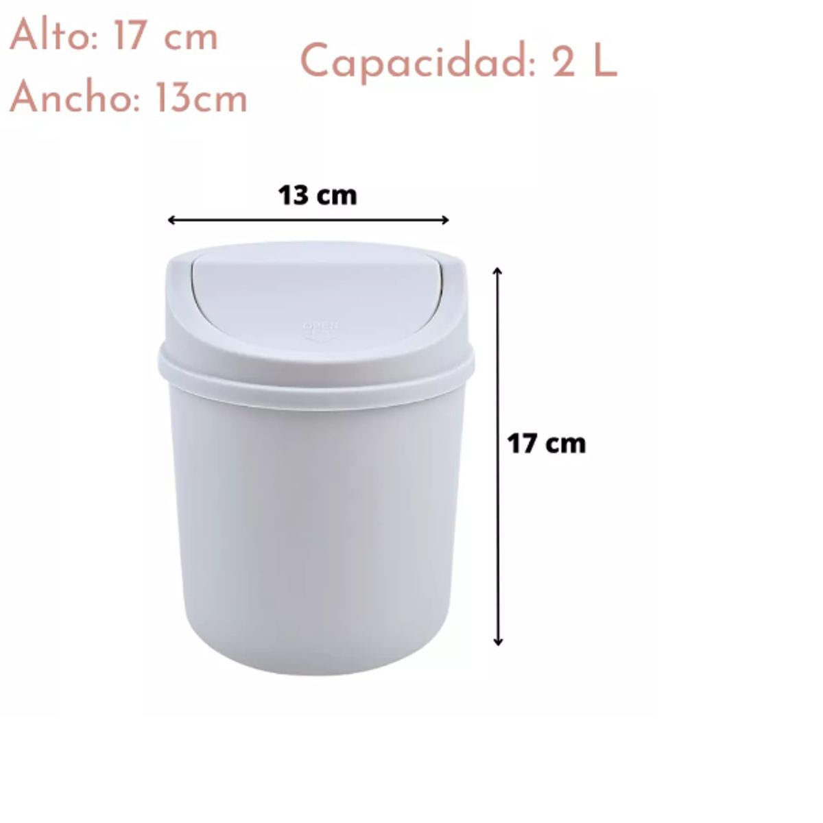 GENERICO - Basurero De Escritorio Dormitorio Pequeño