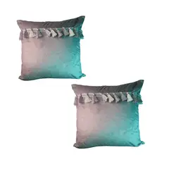 GENERICO - Pack 2 Cojines Decorativos 45x45 Con Relleno Gris