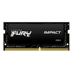KINGSTON - Memoria RAM Fury Impact 32GB DDR4 3200MHz SODIMM - Negro