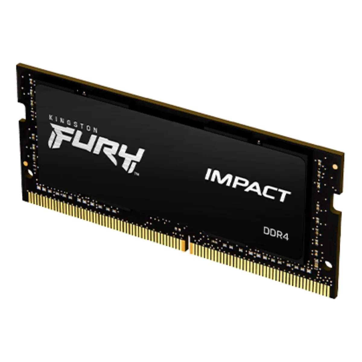 KINGSTON - Memoria RAM Kingston Fury Impact 32GB DDR4 3200MHz SODIMM - Negro
