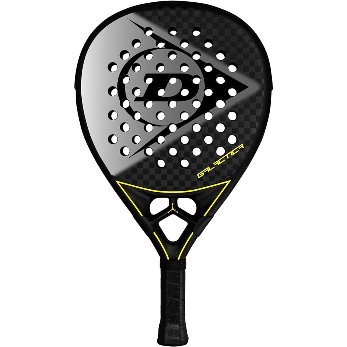 DUNLOP - Pala de Padel Dunlop Galactica Pro Negro-Amarillo DUNLOP