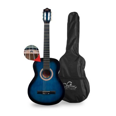 Imagen 2 del producto Guitarra Clásica 39 pulgadas – Color Blue/Black