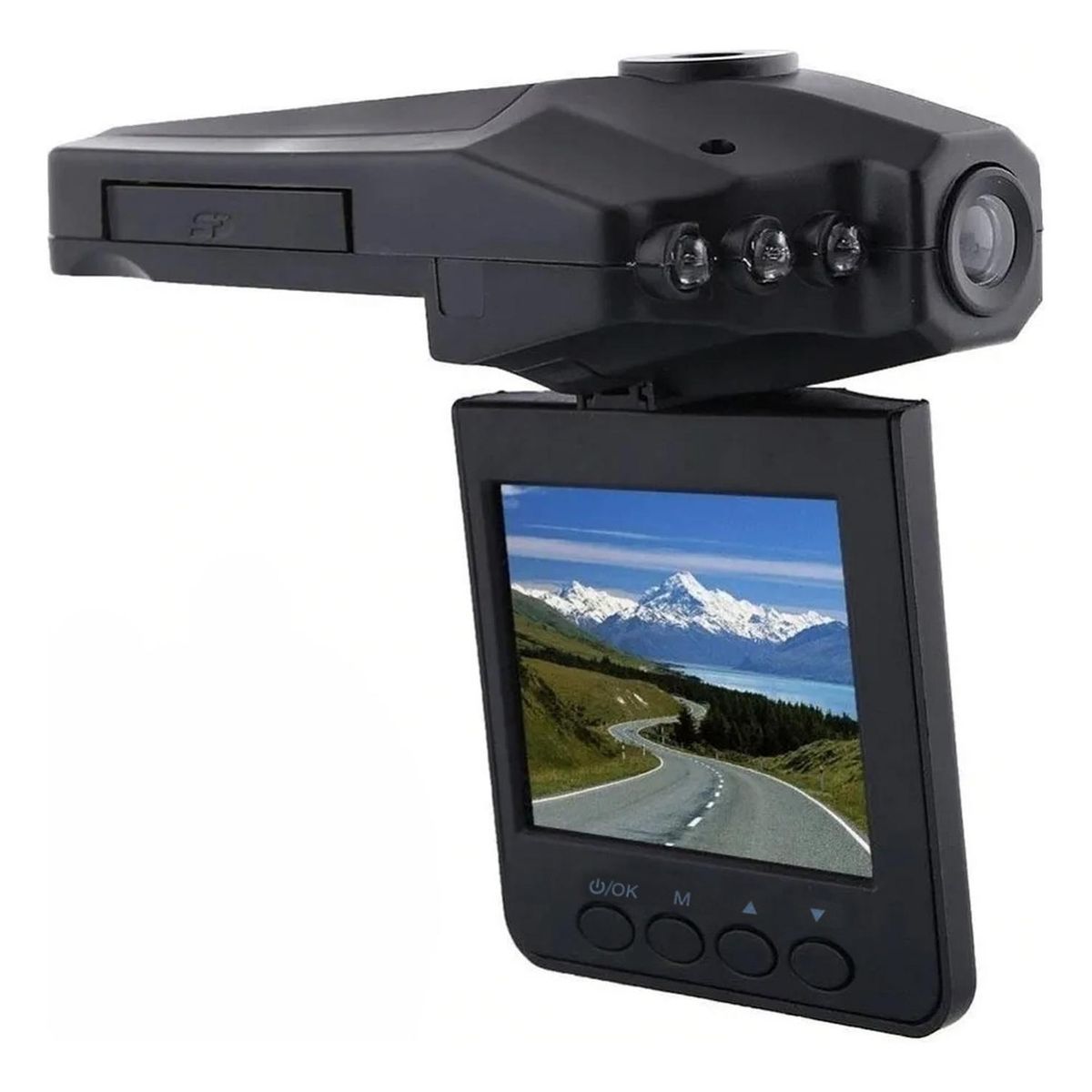 IMPORTCLICK - Cámara Seguridad Automóvil DVR Negro - Negro