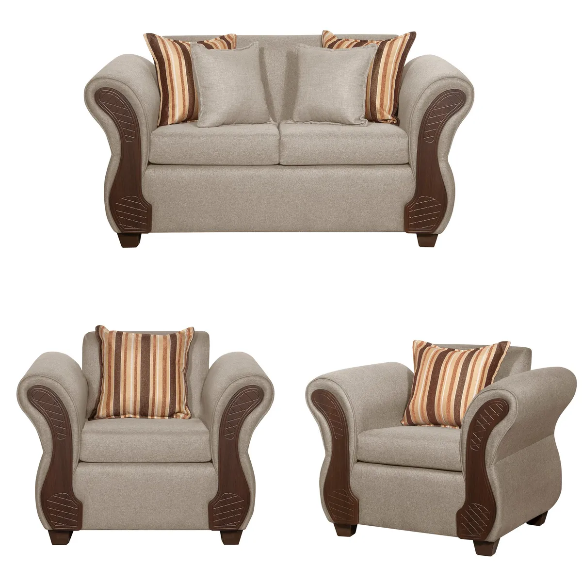 RUZAM MOBEL - LIVING 2-1-1 MARSELLA  BEIGE