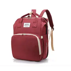 GENERICO - Mochila 3 En 1 Pañalera Cuna Y Mudador