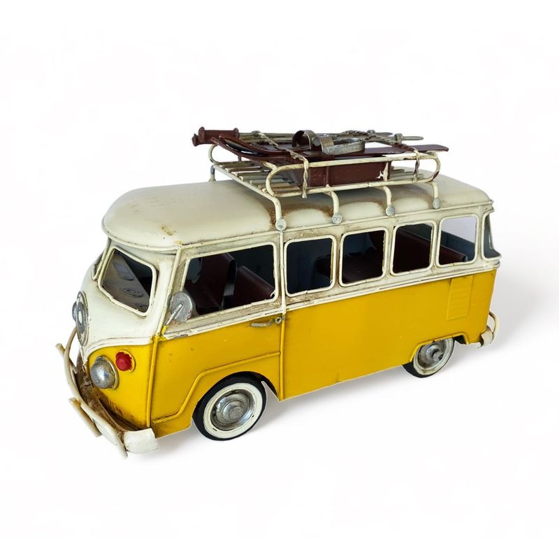 MONTREAL - Auto A Escala Kombi De Colección Decoración Vintage Fierro