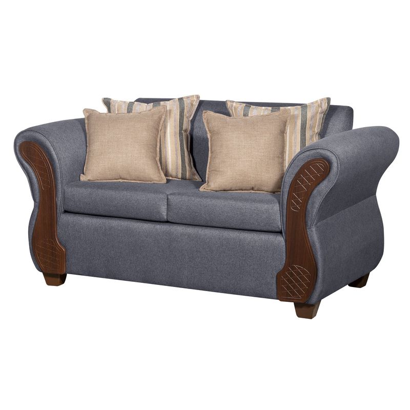 RUZAM MOBEL - SOFA 2 CUERPOS MARSELLA GRIS