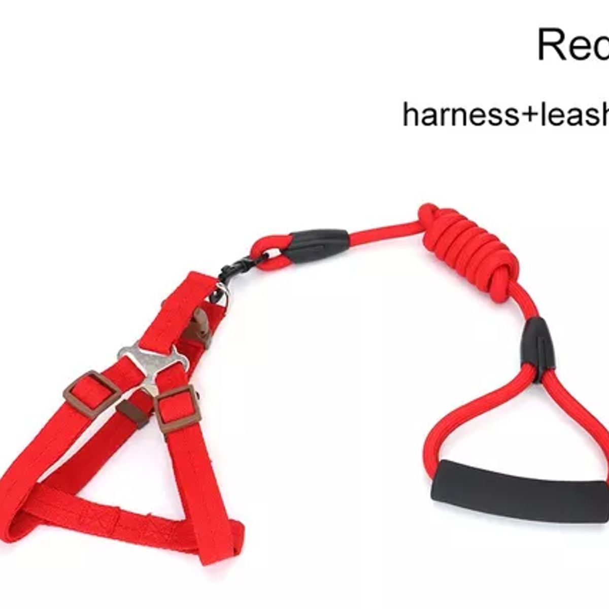 MASCO TODO - Set Árnes y Cuerda Pelota Dental Frisbee Rojo Perro Mascotas