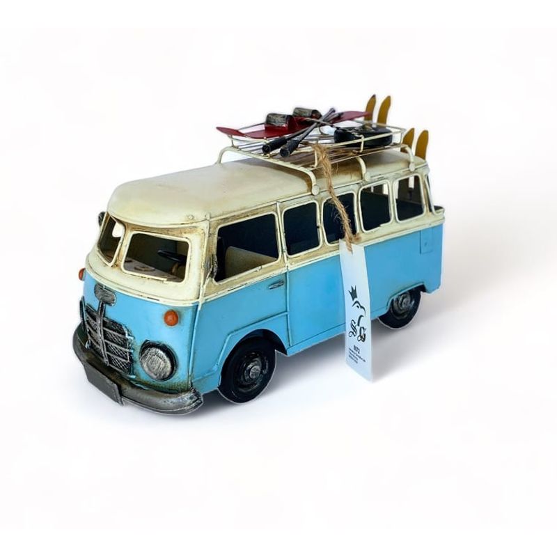 MONTREAL - Auto A Escala Kombi De Colección Decoración Vintage Fierro