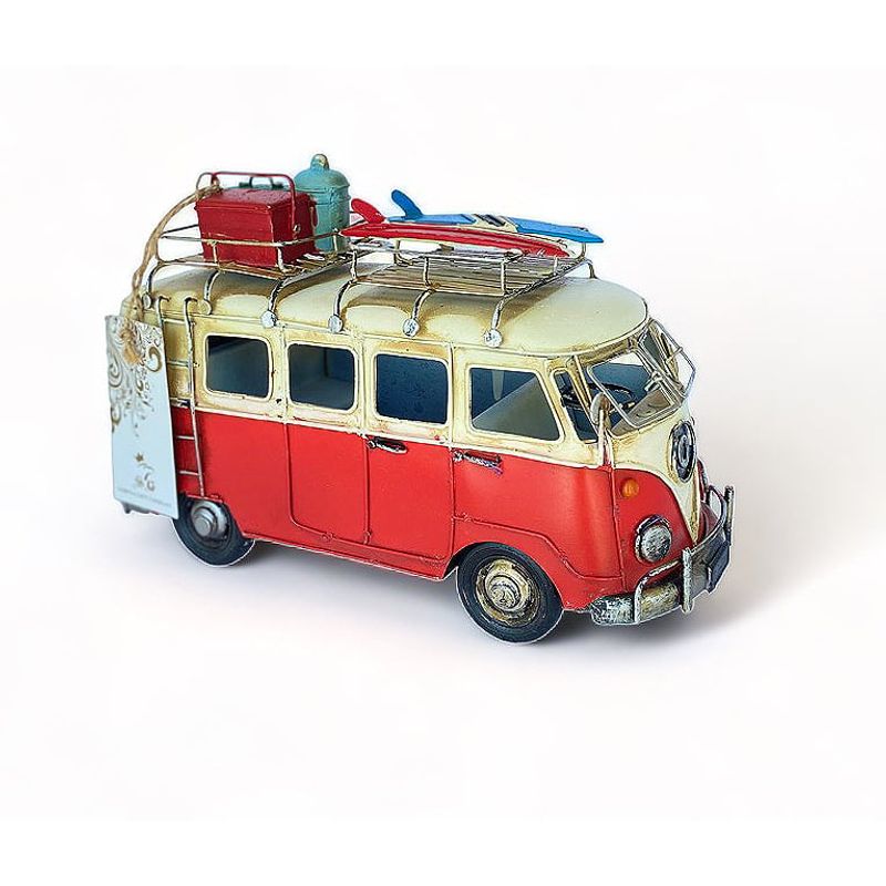MONTREAL - Auto A Escala Kombi De Colección Decoración Vintage Fierro