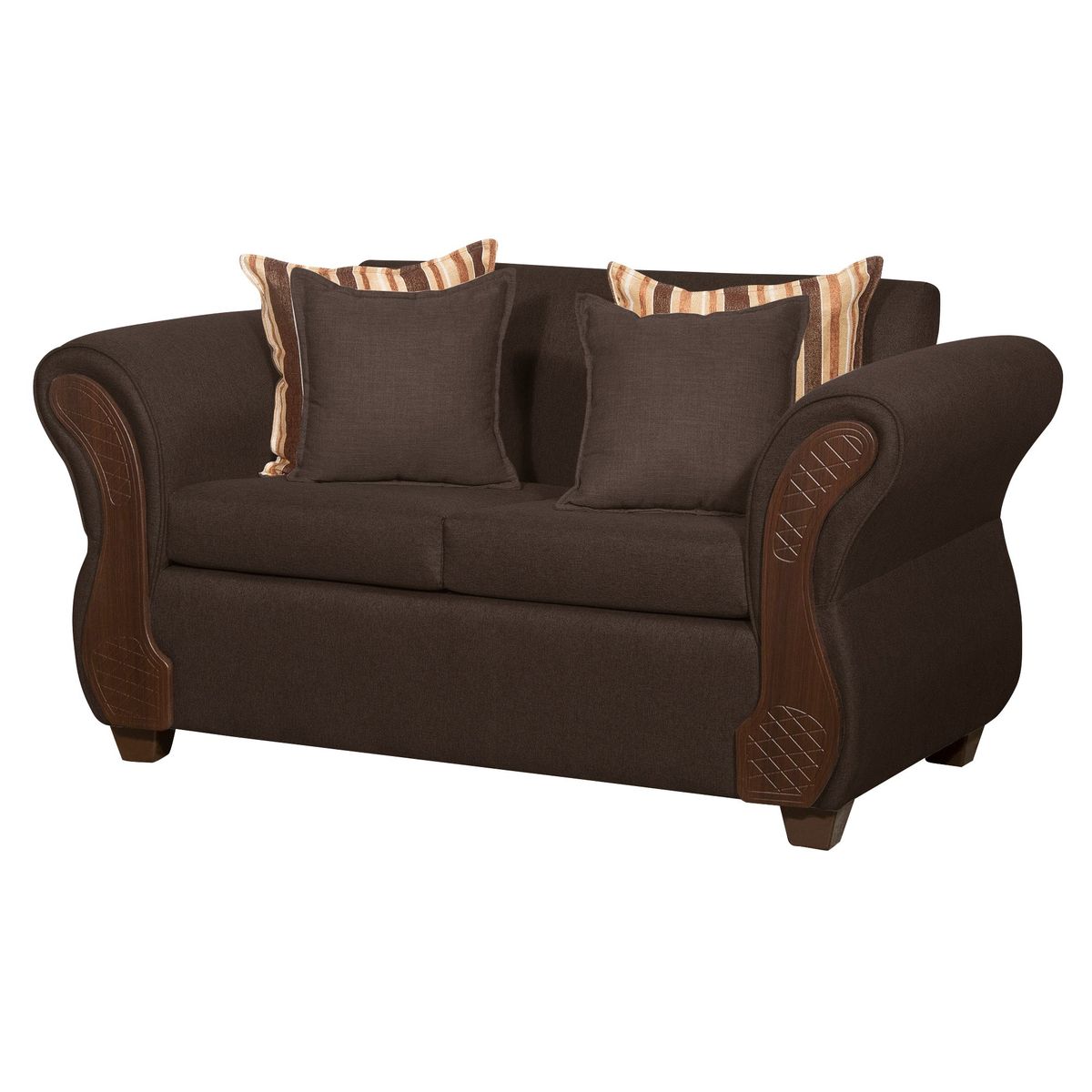 RUZAM MOBEL - SOFA 2 CUERPOS MARSELLA CAFE