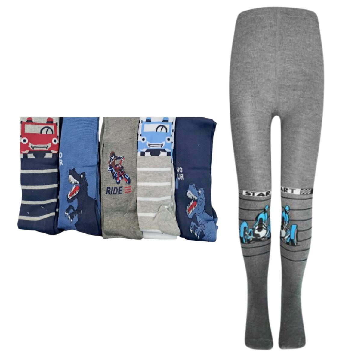 UTILISIMO - Pack 5 Pantys Primera Capa Invierno Niño Ballerina