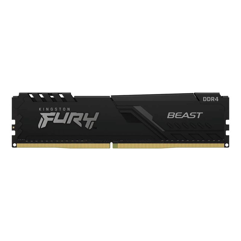 KINGSTON - Memoria RAM Kingston FURY Beast Black 32GB DDR4 3200MHz DIMM - Negro