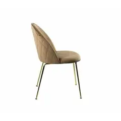 GENERICO - Silla Velvet Alicia Gold MARRON