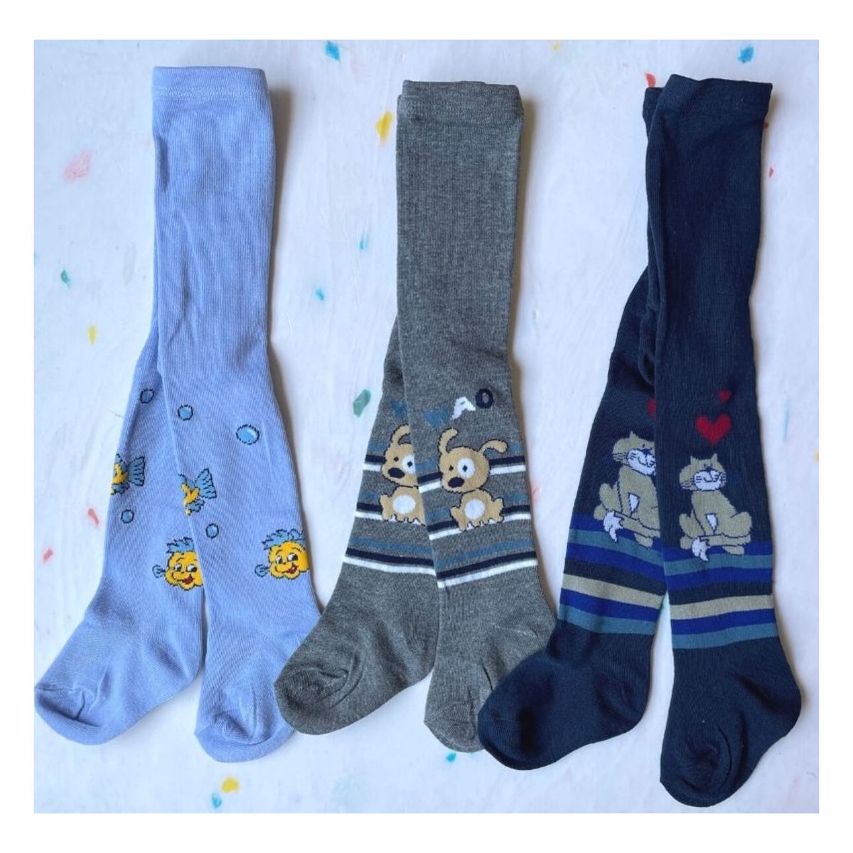 OMAS - Pack 3 Pantys Primera Capa Invierno Niño Surtido