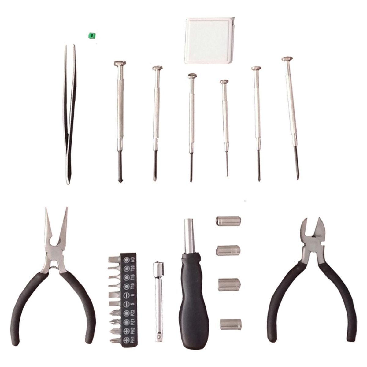 IMPORTCLICK - Set Maletín 26 Herramientas Negro