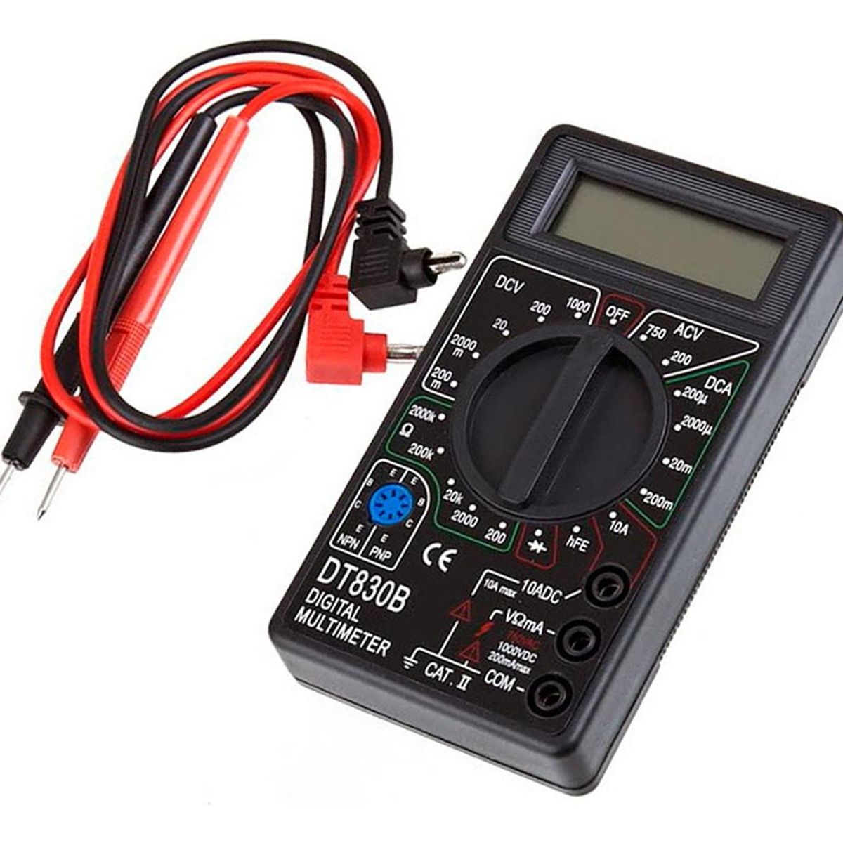 IMPORTCLICK - Tester Multímetro Electricidad Digital - Negro