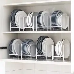 GENERICO - Organizador de Platos Antideslizante para Cocina