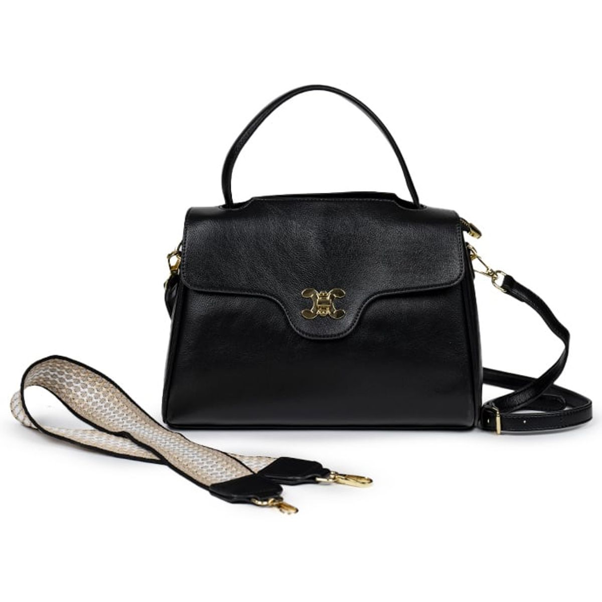 TODOPIEL - Cartera Ecocuero Mujer Negro Todopiel