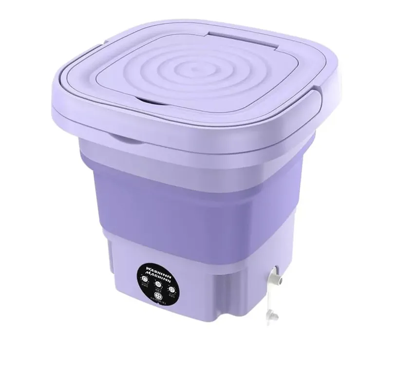 GENERICO Mini Lavadora Portatil Plegable Con Centrifugado