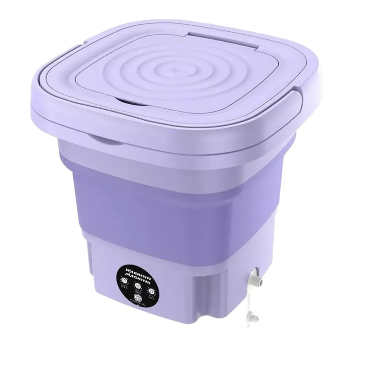 GENERICO - Mini Lavadora Portatil Plegable Con Centrifugado