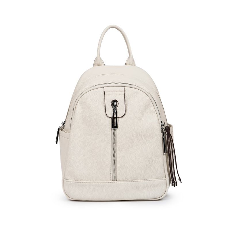 TODOPIEL - Mochila Ecocuero Mujer Blanco Todopiel