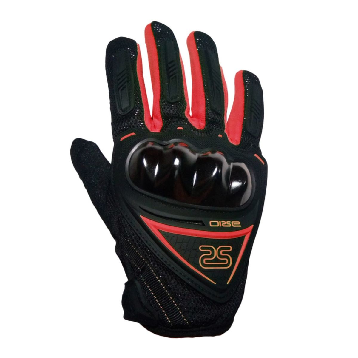 IMPORTCLICK - Guante Moto Bicicleta Naranjo Touch Premium