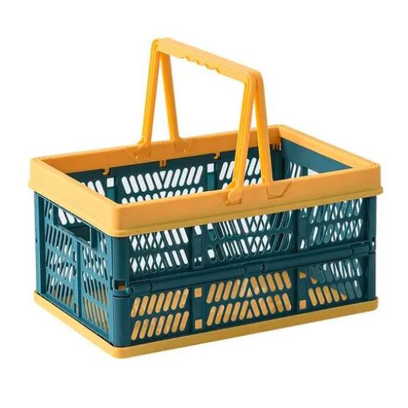 IMPORTCLICK - Canasto Organizador Con Asas Amarillo 40x29x30cm