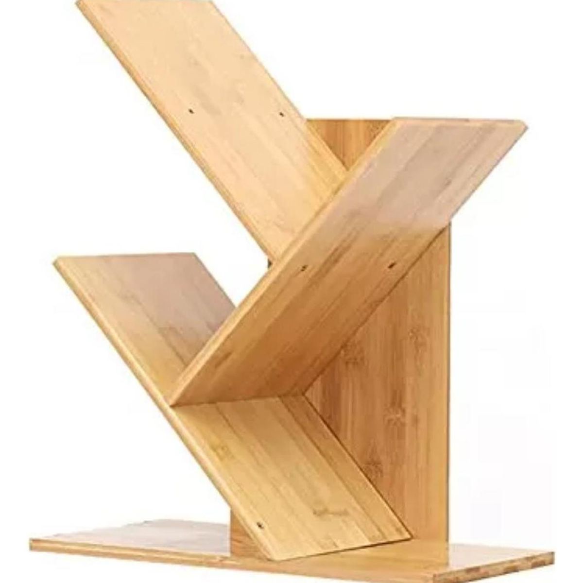 IMPORTCLICK - Librero Organizador Inclinado Repisa Café 30x15x62 CM - Café