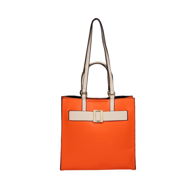 TODOPIEL - Cartera cuero CRU92 Naranja Todopiel