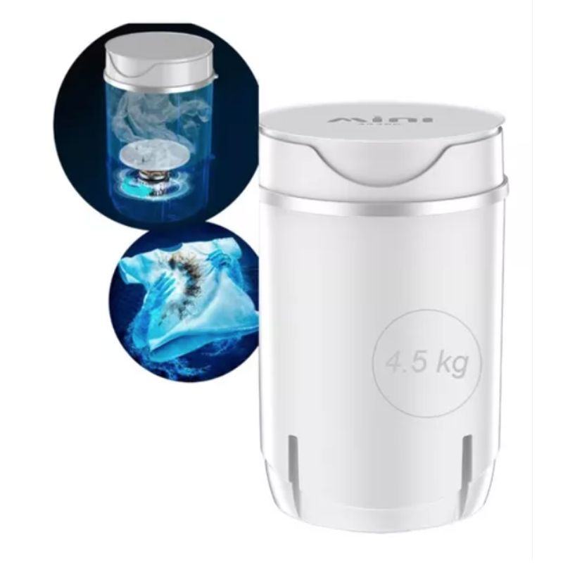 GENERICO - Mini Lavadora Portátil Para Ropas 4.5 Kg
