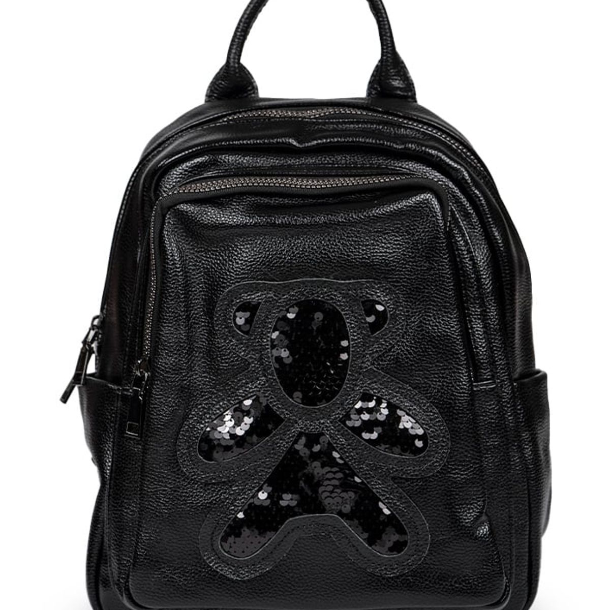 TODOPIEL - Mochila Cuero Mujer Negro Todopiel
