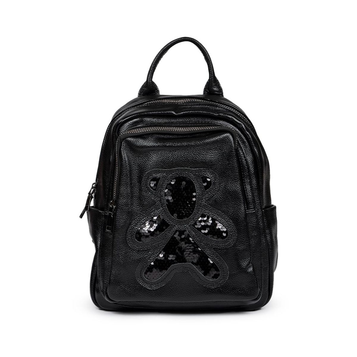 TODOPIEL - Mochila Cuero Mujer Negro Todopiel