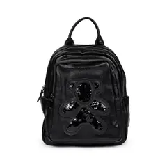TODOPIEL - Mochila Cuero Mujer Negro