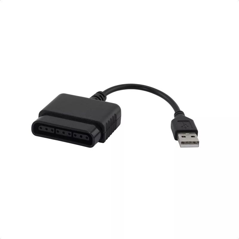 GENERICO - Adaptador Control Joystick Mando Ps2 A Usb Para Ps3 Y Pc