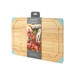 DANNY HOME - Tabla de Cortar de Madera de Caucho 35x23 cm