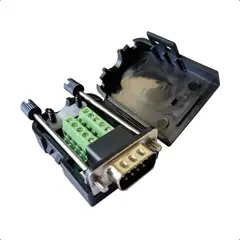 GENERICO - Conector Terminal Db9 Serial Rs232 Macho Bornera Adaptador