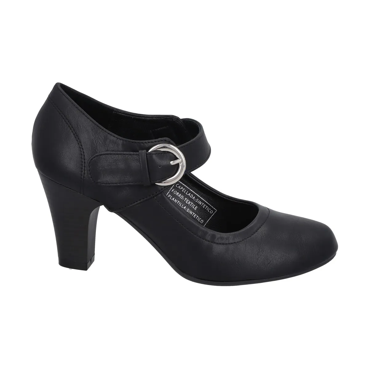 POLICE - Zapato Cueca 001 Negro Police