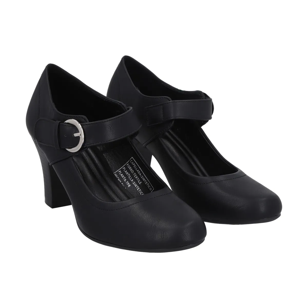 POLICE - Zapato Cueca 001 Negro Police