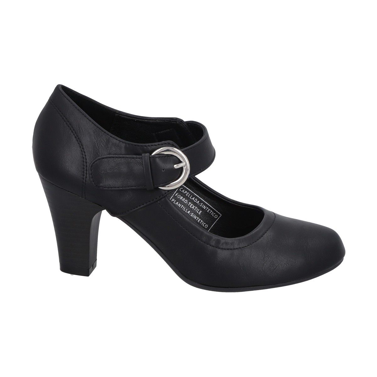 POLICE - Zapato Cueca 001 Negro Police