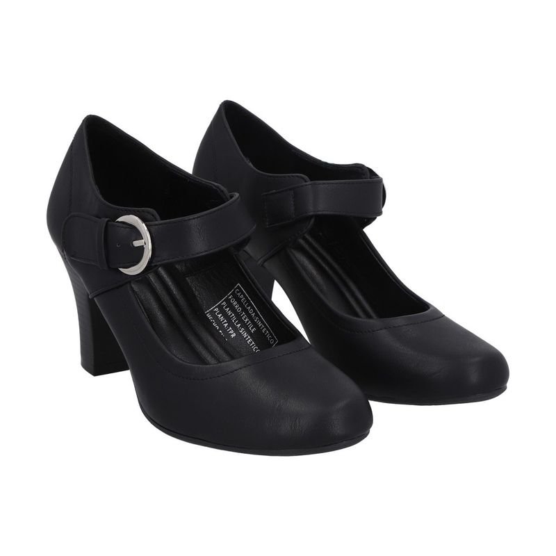 POLICE - Zapato Cueca 001 Negro Police