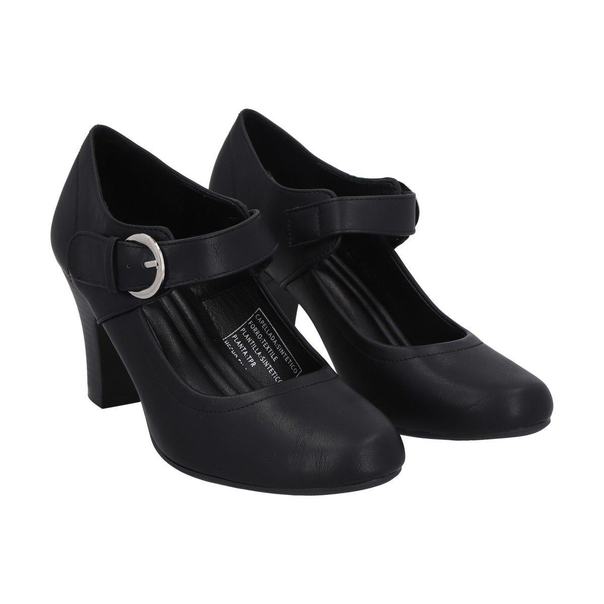 POLICE - Zapato Cueca 001 Negro Police