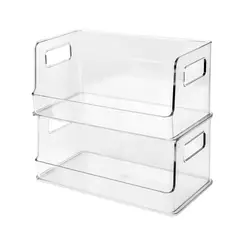 DANNY HOME - Set de 2 Bins Apilables Abiertos