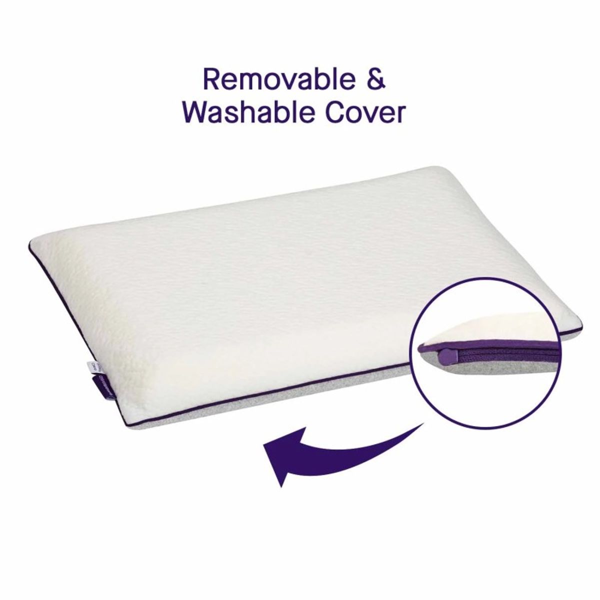 CLEVAMAMA - Almohada Visco Elástica para Bebé Clevamama