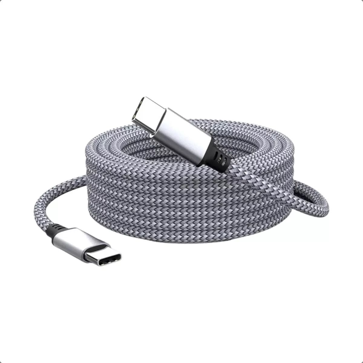 GENERICO - Cable Tipo C A C Carga Rápida 60w Reforzado 8 Metros