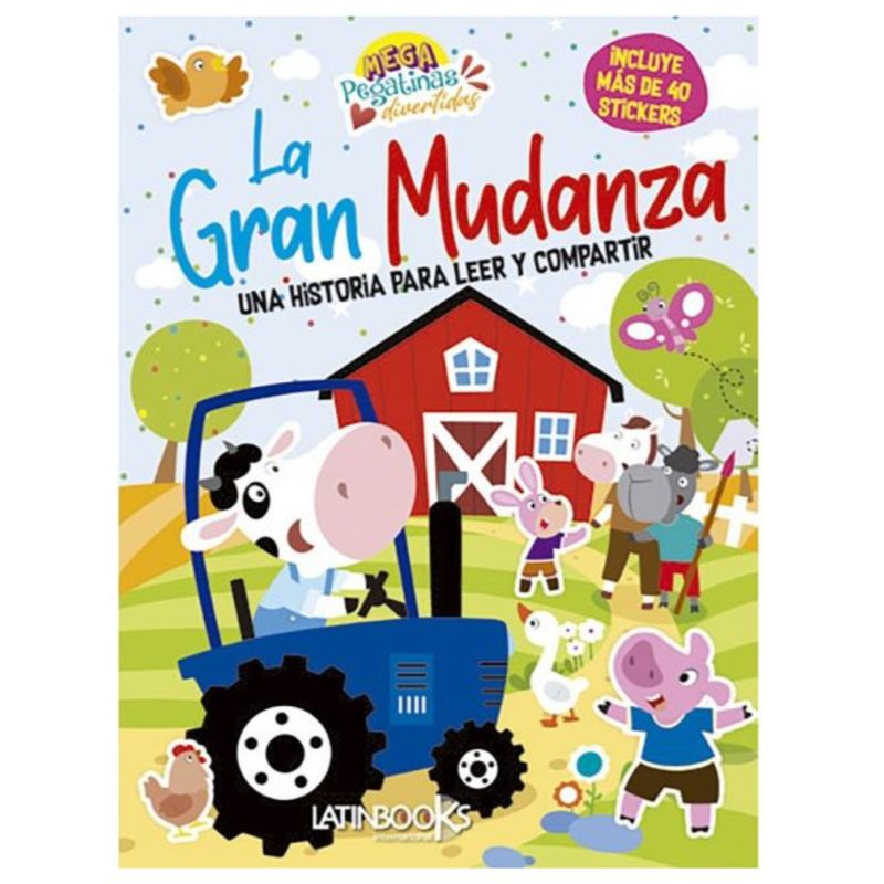 LATINBOOKS - La gran Mudanza - Mega Pegatinas LATINBOOKS